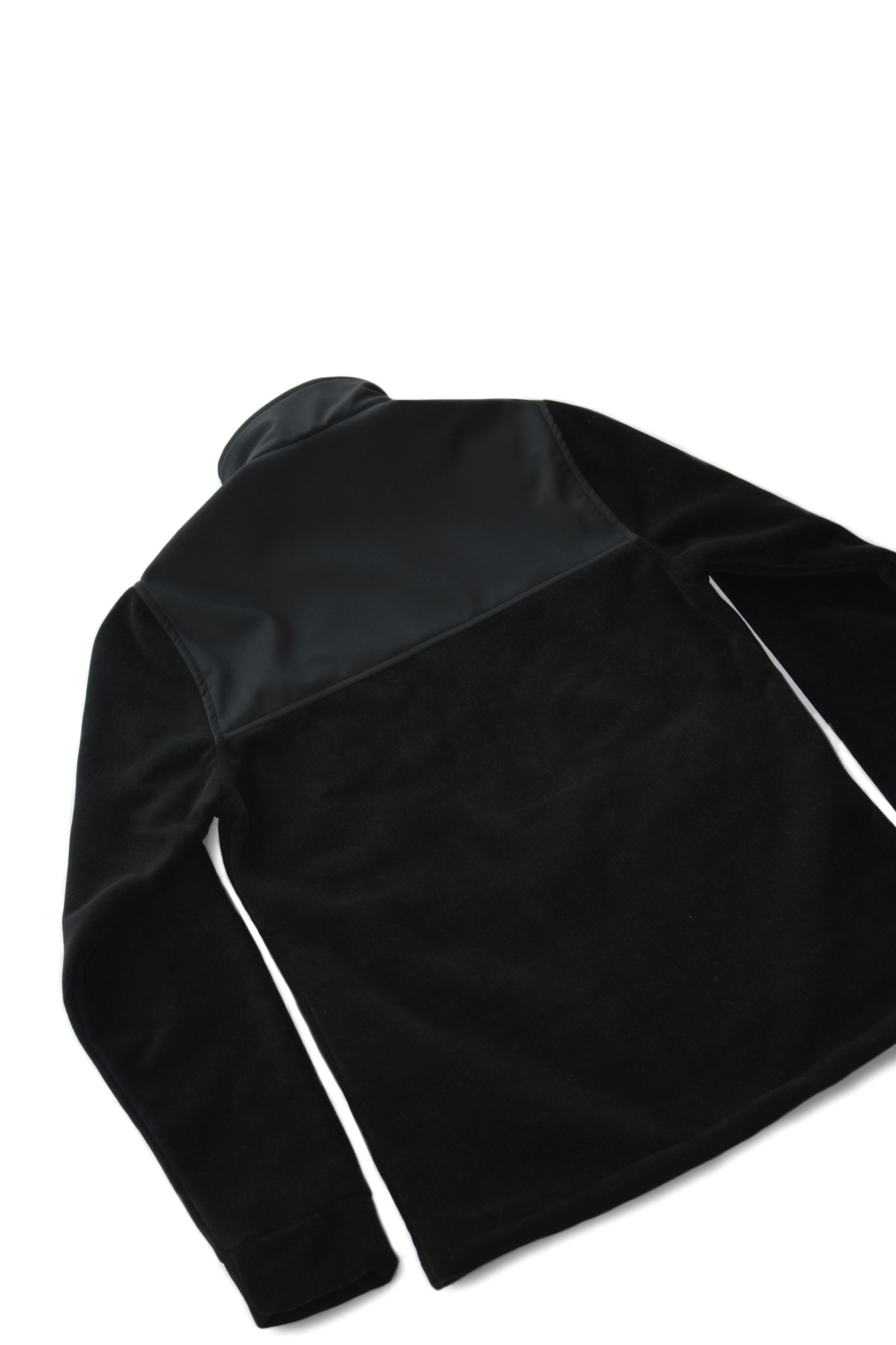 POLAR FLEECE WITH SHOULDER SHELL MARIN JACKET | SHOULDER AND BACK SHELL FLEECE JACKET