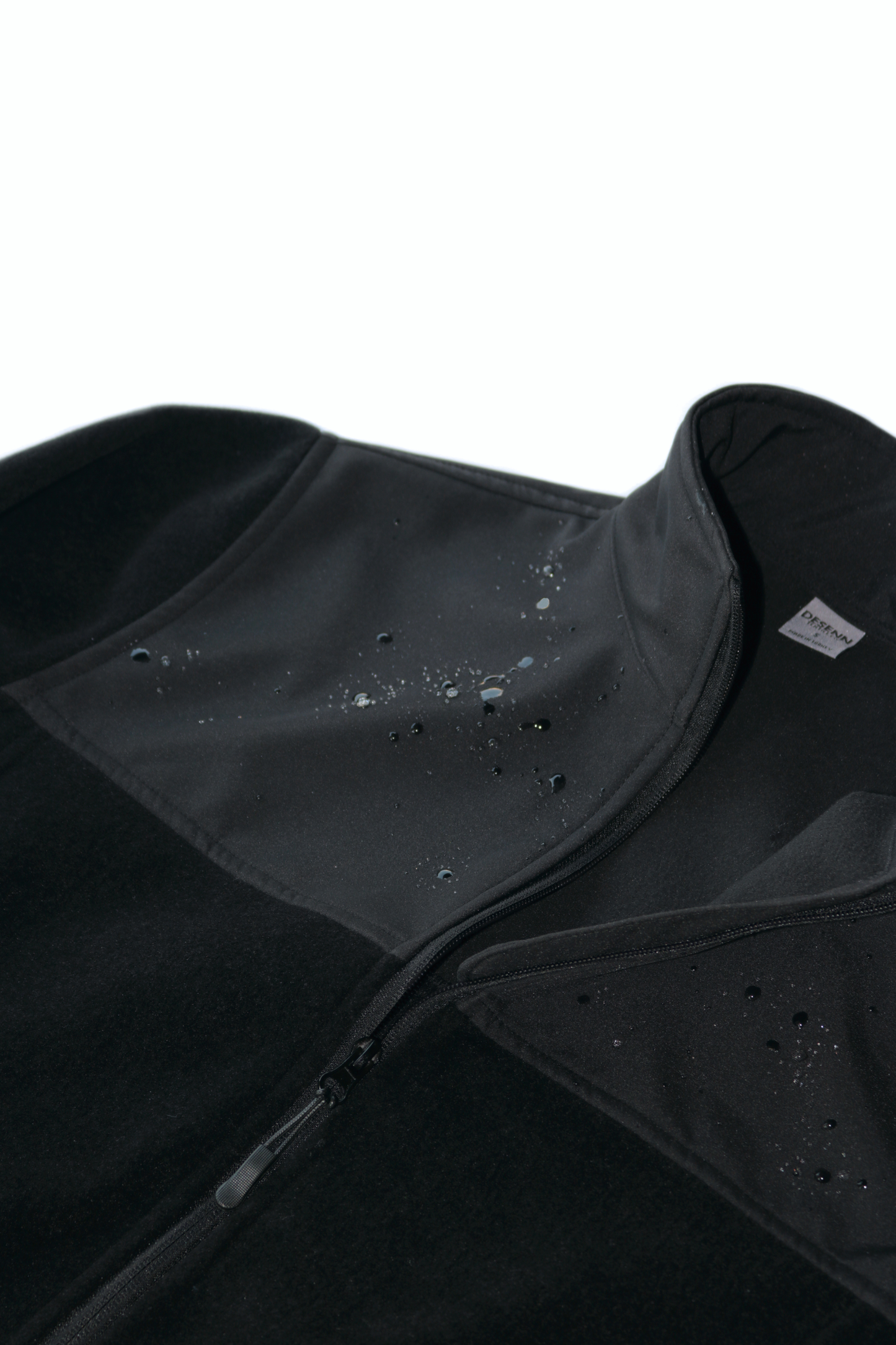 POLAR FLEECE WITH SHOULDER SHELL MARIN JACKET | SHOULDER AND BACK SHELL FLEECE JACKET